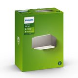 Applique murale - PHILIPS - Hérisson - Gris - 1x42 W - 230 V - IP44