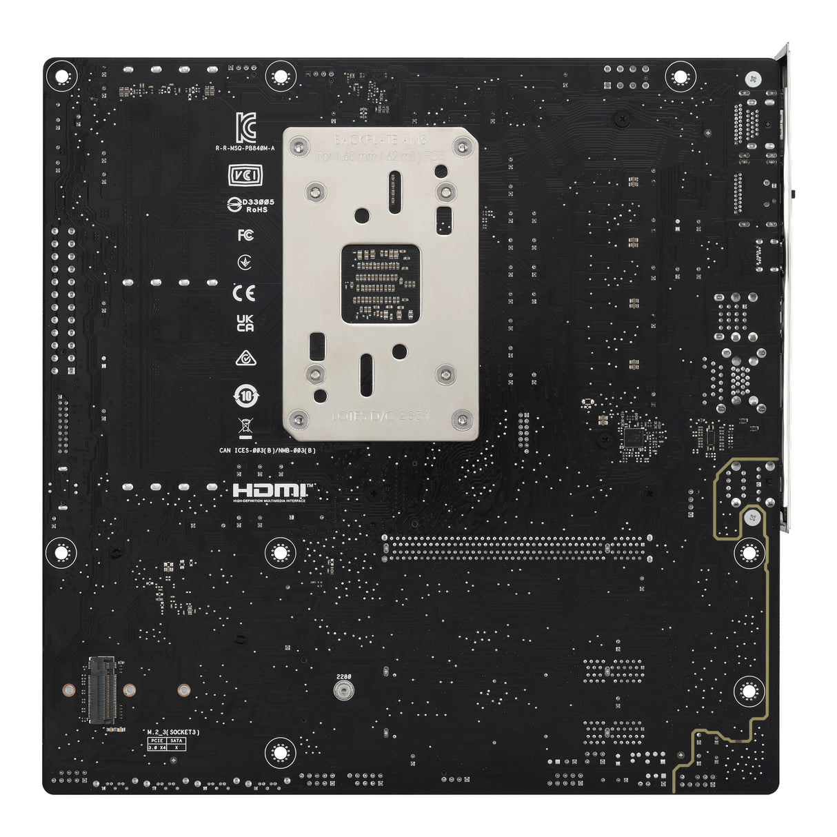Carte mere - ASUS - PRIME B840M-A-CSM - AMD B840 - Emplacement AM5 micro ATX