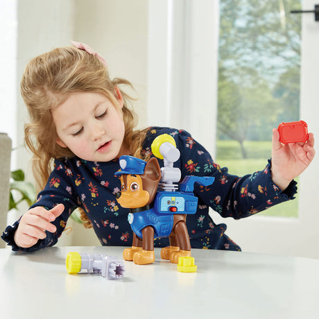 Figurine interactive VTECH Pat Patrouille - Chase avec accessoires de sauvetage pour enfants de 3 a 7 ans