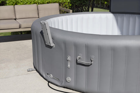 Spa gonflable BESTWAY - Lay-Z-Spa Hawaii - 236 x 71 cm - 4 a 8 places - Rond (Livré avec couverture, cartouche et diffuseur)