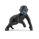 Figurine famille de Gorilles des Plaines, avec 1 maman gorille et ses 2 bébés, pour enfants des 3 ans - Schleich 42601 Wild life