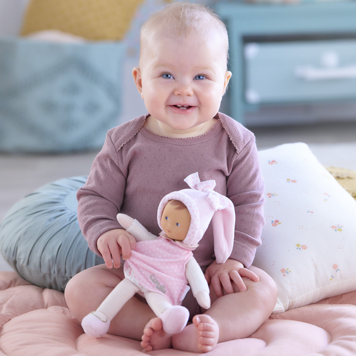 Doudou - COROLLE - Miss Reves d'Étoiles - 25 cm - senteur vanille - des la naissance