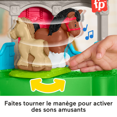 FISHER-PRICE Little People-L'écurie des Joyeux Chevaux avec 6 éléments - Fisher-Price - HWR84