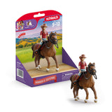 Figurines Hannah et Cayenne, SCHLEICH 42711 Horse Club, Des 4 ans
