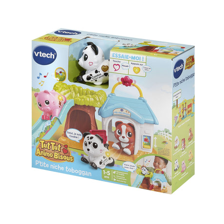 VTECH - TUT TUT ANIMO BISOUS - PTITE NICHE TOBOGGAN (+ COOKIE CHIEN GENTIL) - Multicolore