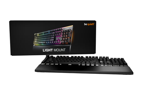 Clavier mécanique Gamer - Silent Tactile - BE QUIET! - Light Mount - FR ISO - ARGB