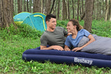 Matelas gonflable camping - BESTWAY - 2 places - 191x137x22 cm avec pompe électrique externe Powertouch