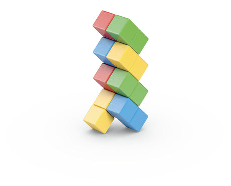 Blocs magnétiques - GEOMAG - Set créatif - 16 pieces - Éducatif - Plastique recyclé - Des 12 mois