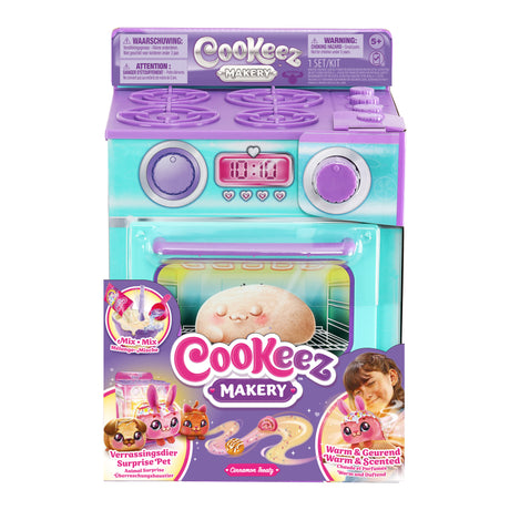 Fabrique a Pâtisserie Bleue - MOOSE TOYS - COOKEEZ MAKERY - Four interactif, peluche parfumée et accessoires
