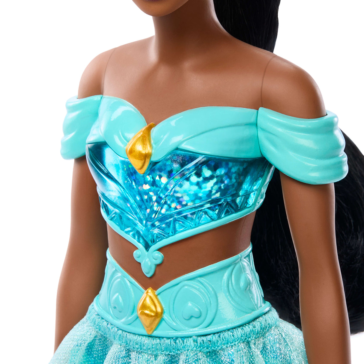 Jasmine Poupée 29 cm, Mattel Poupée Disney Princesses habillage et accessoires HLW12