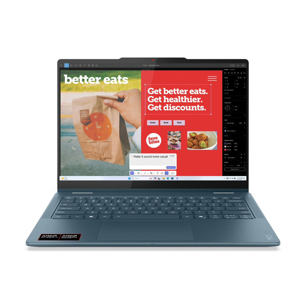 PC Portable LENOVO Yoga 7 2-in-1 14AKP10 | Windows 11 - 14'' OLED Tactile - Ryzen 7 AI 350 - Copilot+ - 16 Go - 512 Go - AZERTY