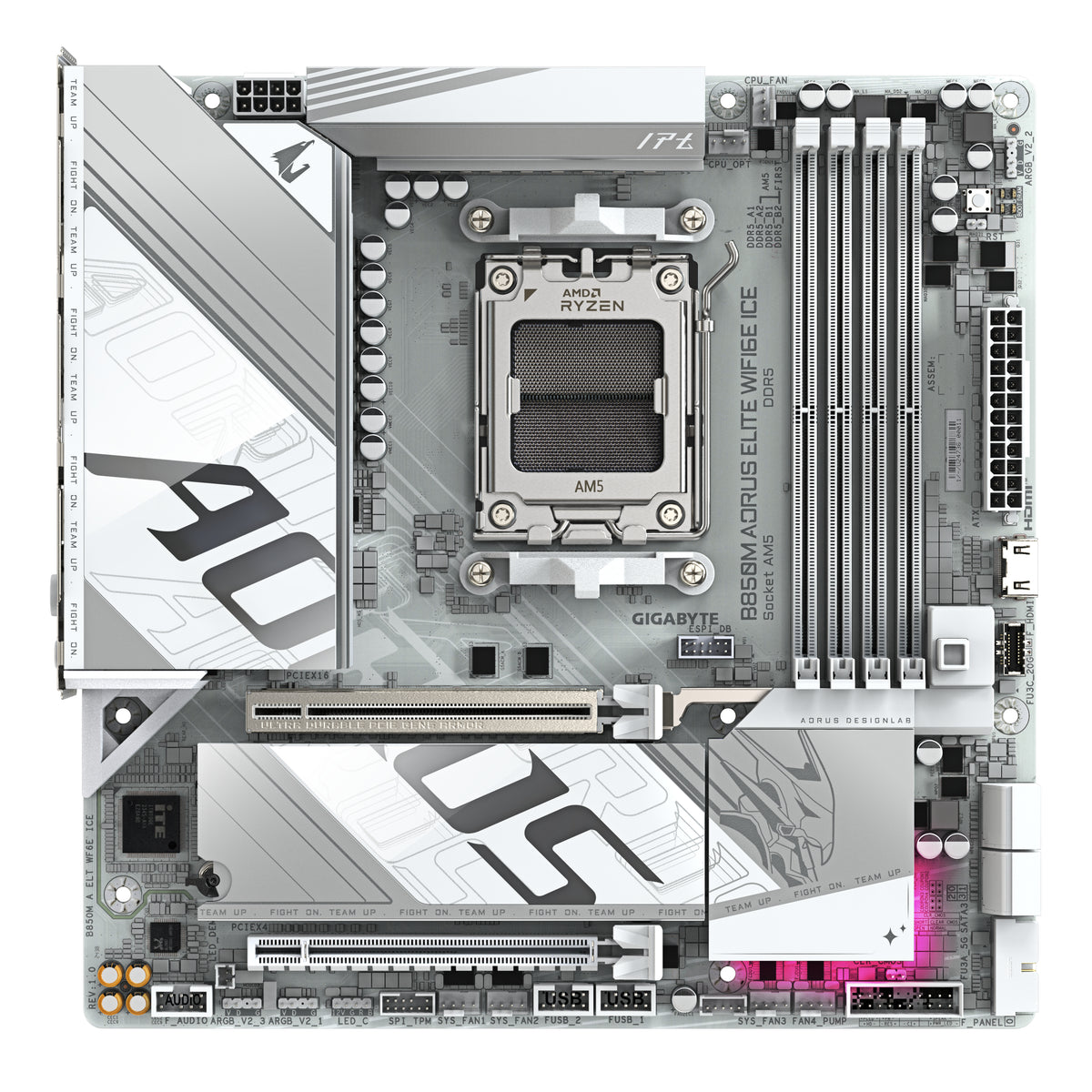 Carte mere - GIGABYTE - B850M AORUS ELITE WIFI6E ICE