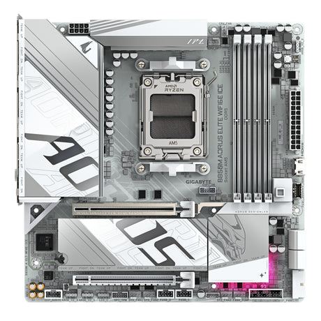 Carte mere - GIGABYTE - B850M AORUS ELITE WIFI6E ICE