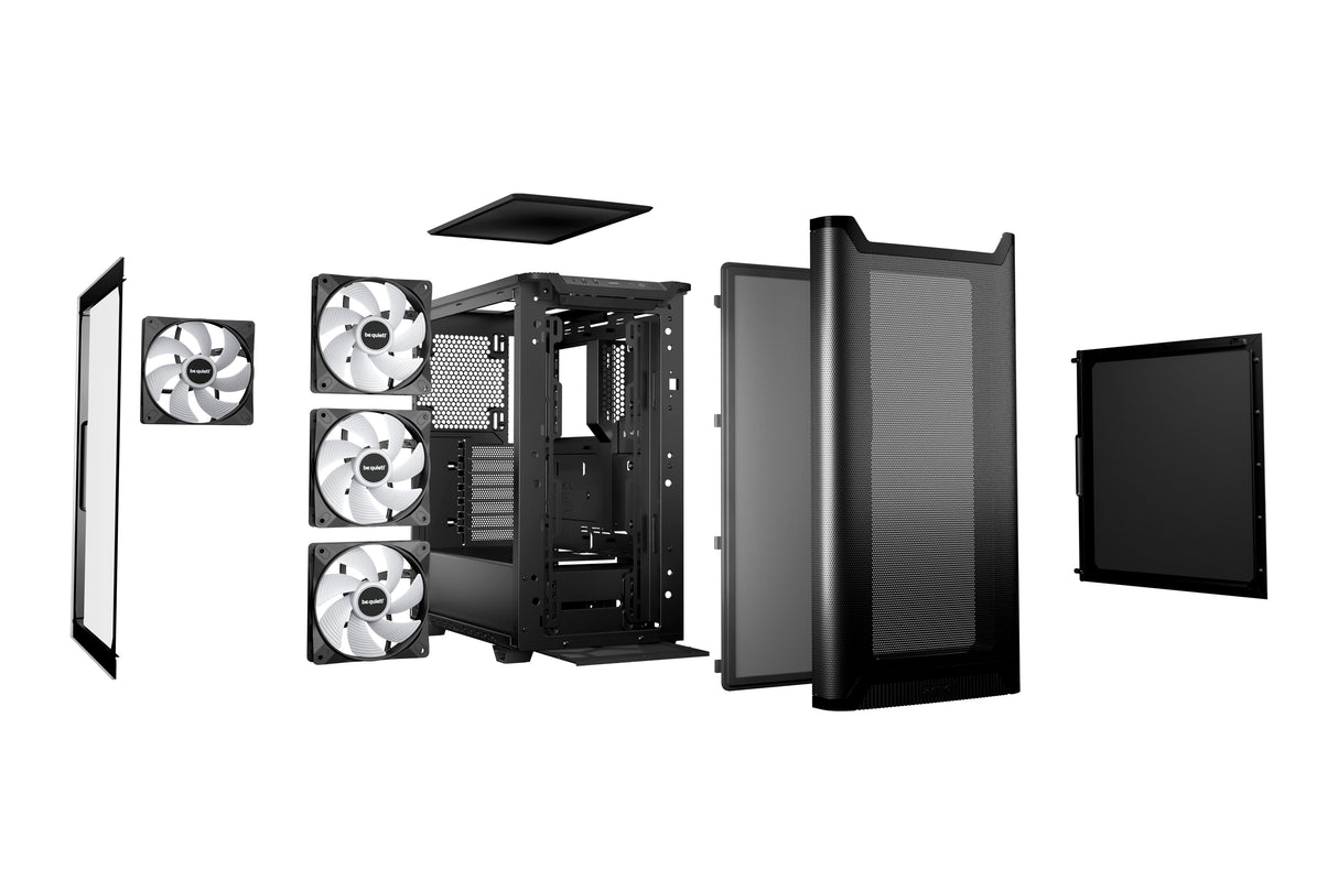 Boîtier PC - BE QUIET! - Pure Base 501 LX - Noir - Tour midi - ATX