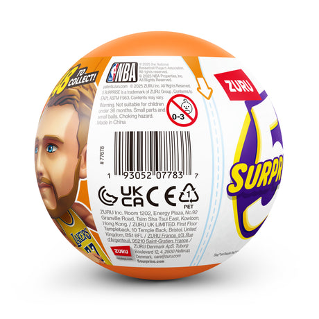 Capsule surprise - Figurine - ZURU - NBA Ballers S2 - Modele aléatoire - Des 3 ans