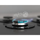 Plaque de cuisson a gaz - ELECTROLUX - 5 foyers - 74,4 x 51 cm - KGS7536SX - Inox