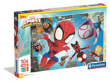 CLEMENTONI - 104 pieces Maxi - Spidey