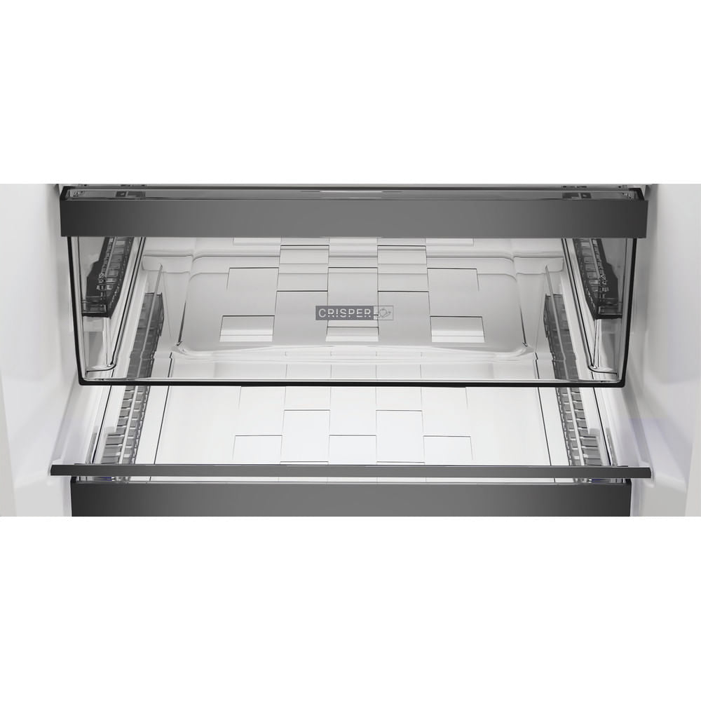 Réfrigérateur combiné - WHIRLPOOL - WHK26402XP4E - 355 L - Dual NoFrost - 6e sens - Porte bouteille - 203.5x59.5x66.3 - Inox