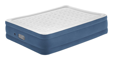 Matelas gonflable - BESTWAY - 67624 - 203x152x46 cm - Bleu/Blanc - Camping