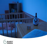 Babyphone - BABYMOOV - Portée 300m - Audio Simply Care avec fonction VOX - Double alarme et 2 adaptateurs