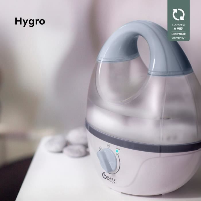 BABYMOOV Hygro - Humidificateur d'air chambre bÈbÈ - Silencieux - Vapeur froide