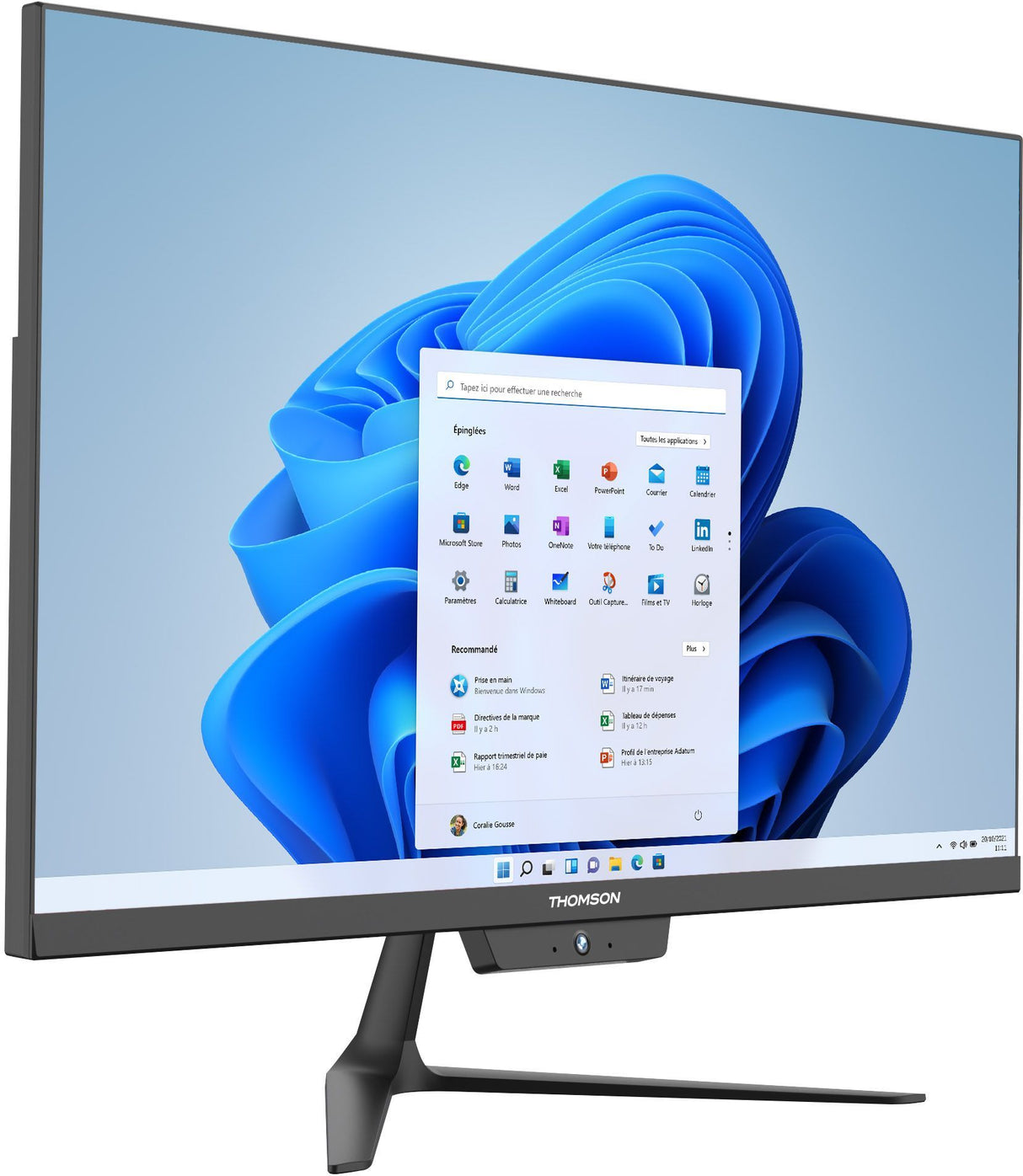 Ordinateur tout-en-un  - THOMSON - AIO A27I51216BK512C - 27'' - FHD - Intel Core i5 12th - RAM 16Go - SSD512Go - Noir