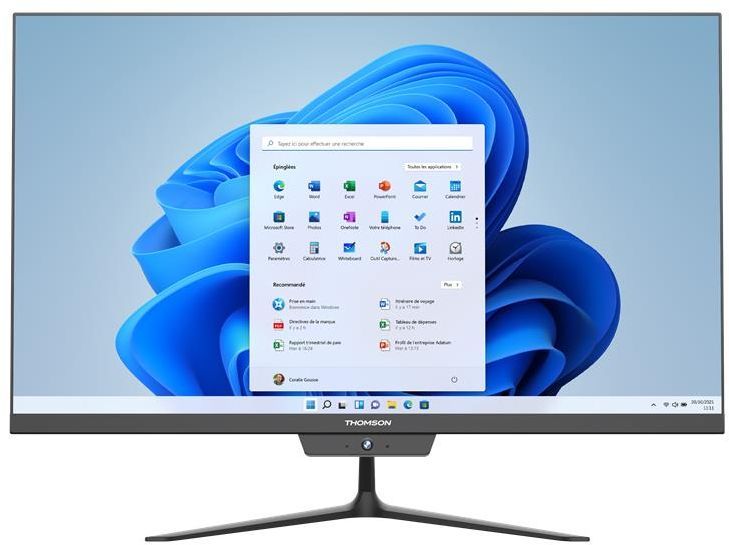Ordinateur tout-en-un  - THOMSON - AIO A27I51216BK512C - 27'' - FHD - Intel Core i5 12th - RAM 16Go - SSD512Go - Noir