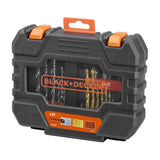 Coffret perçage et vissage - BLACK+DECKER - A7233-XJ - 31 accessoires - forets, embouts