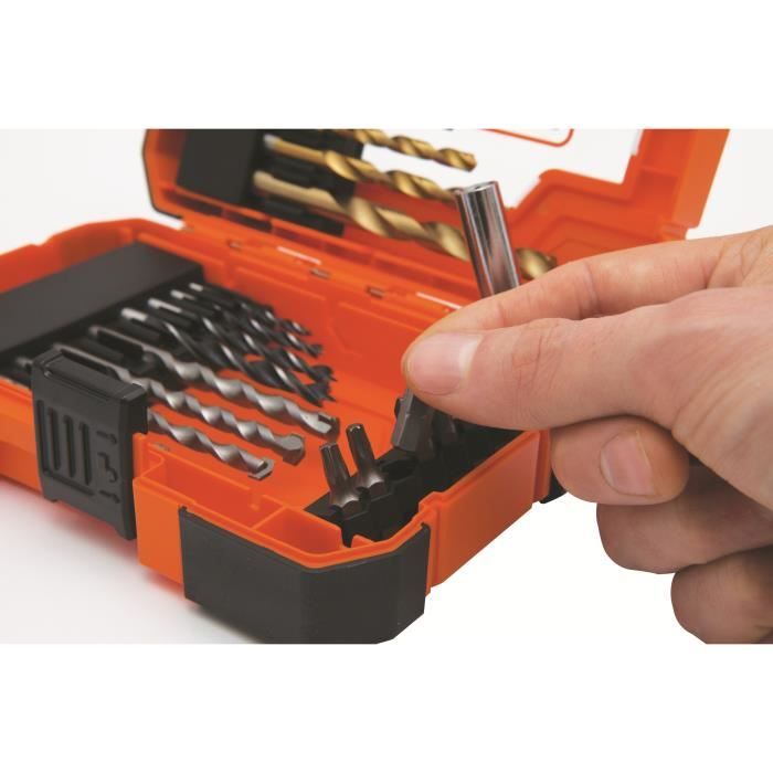 Coffret Vissage PerÁage BLACK+DECKER A7235-XJ - 27 Accessoires