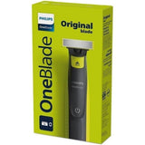 Tondeuse a barbe - PHILIPS - Oneblade QP2724/10 - 3 attaches (1 / 3 / 5 mm) incluses  sans fil rechargeable - Vert / Noir