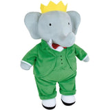 Peluche - JEMINI - Peluche …lÈphant Babar +/- 40 cm - En peluche douce - IdÈale pour crÈer des histoires et dÈcorer la chambre !