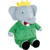 Peluche - JEMINI - Peluche Éléphant Babar +/- 40 cm - En peluche douce - Idéale pour créer des histoires et décorer la chambre !
