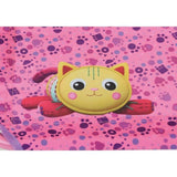 Mobilier de jardin - FUN HOUSE - Salon de jardin Gabby et la Maison Magique Table 46 x 46 cm 2 chaises pliantes parasol 125 x 100 cm