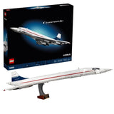 LEGO 10318 Exclu Cdiscount Icons Le Concorde, Maquette d'Avion a Construire pour les Adultes, Set de Véhicule d'Avion