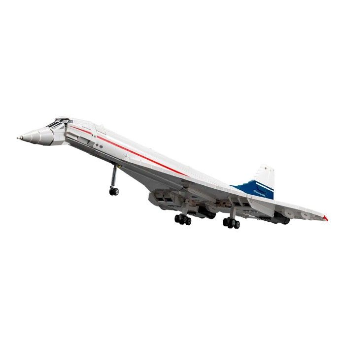 LEGO 10318 Exclu Cdiscount Icons Le Concorde, Maquette d'Avion a Construire pour les Adultes, Set de Véhicule d'Avion