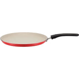 Crepiere avec étaleur - GSW - 456715 - Aluminium - Extérieur rouge siliconé - 26 cm - Tous feux dont induction