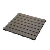 Smoby - Set de 6 dalles - Plancher de Maison - Anti-UV - 45x45cm - Effet texturÈ bois - Plastique 100% recyclÈ - FabriquÈ en France