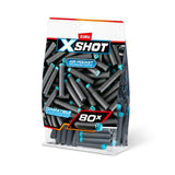 Jouet - ZURU - XSHOT - Fléchettes en mousse - 80 unités - Pour enfants a partir de 8 ans