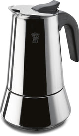 Cafetiere italienne - PEZZETTI - STEELEXPRESS - Acier inoxydable - 6 tasses - Tous feux dont induction - Argent