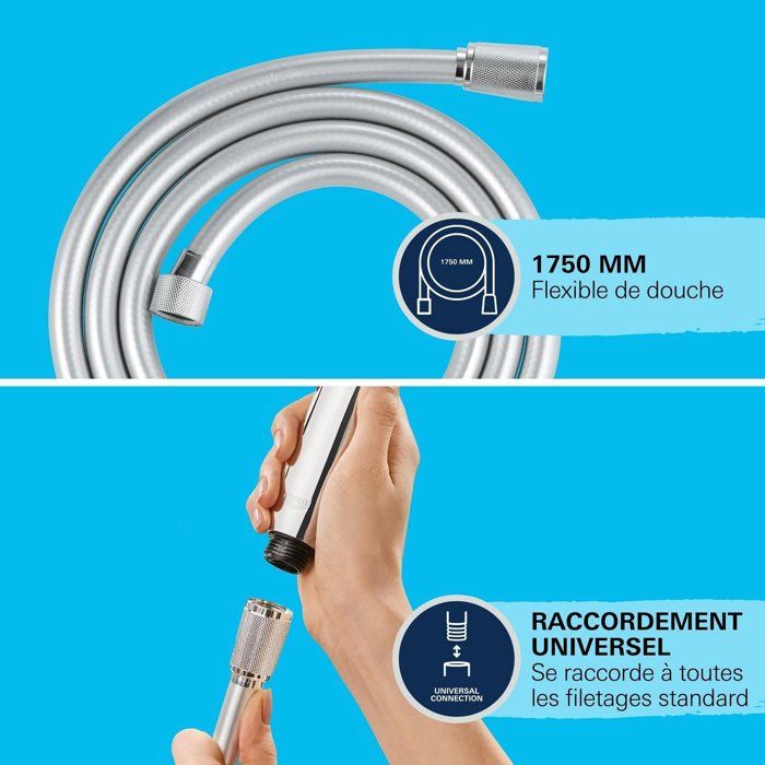Flexible de douche - support de douchette - pommeau de douche Grohe - 27506001