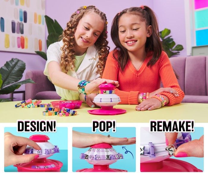SPIN MASTER COOL MAKER - POP STYLE PACK STRASS ET PAILLETTES Pop Style Machine a Bracelets