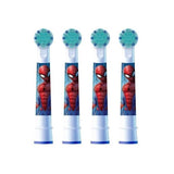 Brossettes Oral-B Kids - ORAL-B - Spiderman Marvel - 4 pieces - Filaments extra souples - Tete ronde