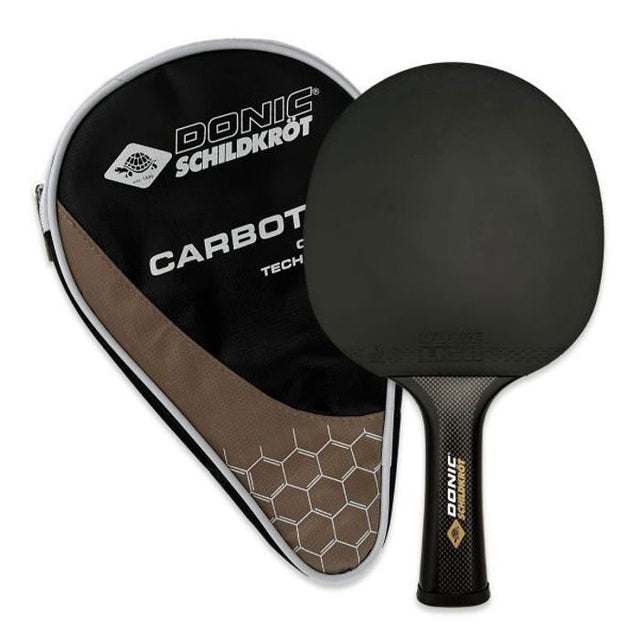 Raquette de Tennis de Table - Schildkröt - 758221 - 100% Carbone - Revetement Liga QRC - Taille Unique