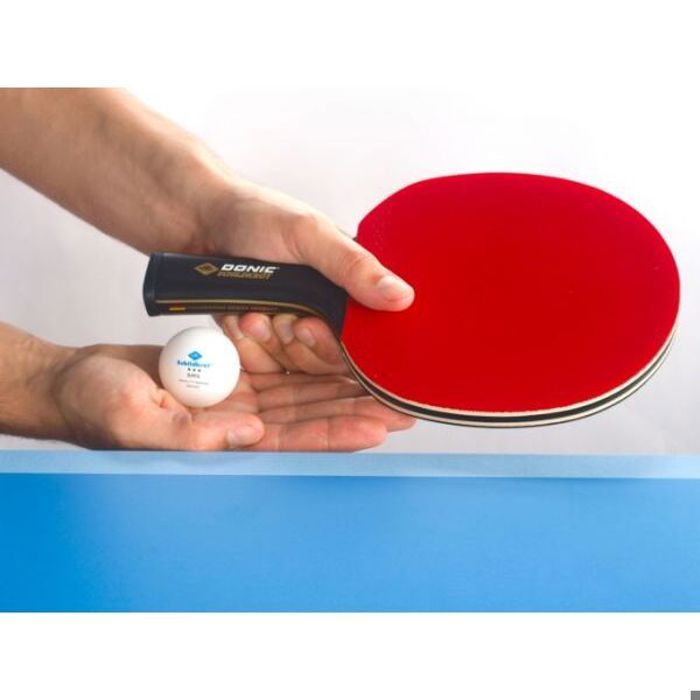 Raquette de Tennis de Table - Schildkröt - 758221 - 100% Carbone - Revetement Liga QRC - Taille Unique