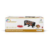 Appareil a raclette LITTLE BALANCE - Juste Nous 2 - Jusqu'a 2 personnes - Plaque Grill amovible - 350W