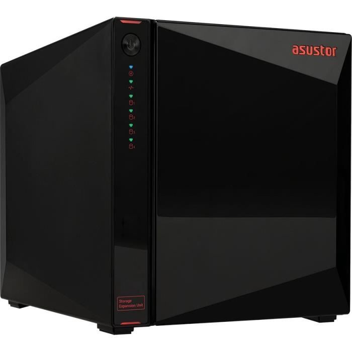Unité d'extension NAS - ASUSTOR - Xpanstor 4 AS5004U - 4 baies - USB 3.2 Gen 2 Type C - Capacité d'extension