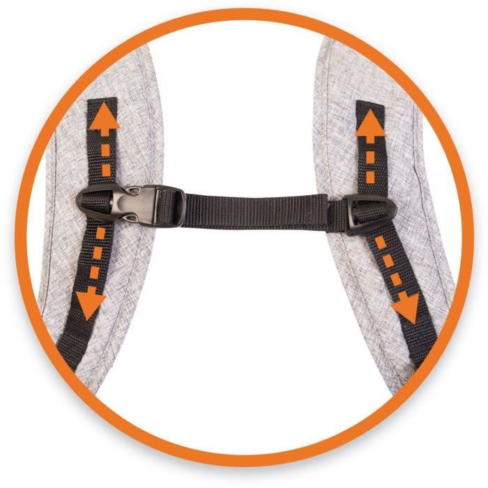 Dreambaby Porte-bébé ajustable 3-1 Oxford pour les nouveau-nés et les enfants jusqu'a 15kg - Convient a toutes les tailles