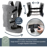Dreambaby Porte-bébé ajustable 3-1 Journey - confortable et polyvalente - pour nouveau-né a enfant jusqu'a 15 kg