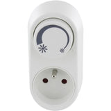 Prise dimmer - CHACON - 54041 - Blanc - 200W - Compatible LED et incandescentes