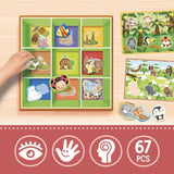 Boîte d'apprentissage Tri animaux - Jeu Montessori - LISCIANIGIOCHI - Jeu de classification, Apprentissage des habitats